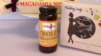 Bottle of Pudding Lady chocolate fudge sauce 