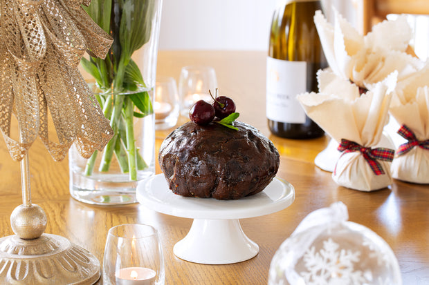 Vegan Christmas Pudding 500g - Round in cloth