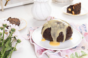 Award Winning Traditional Christmas Pudding with brandy custard 