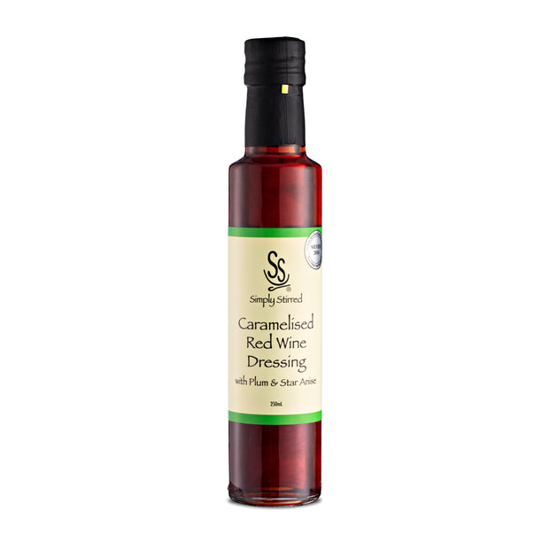 SALE - Simply Stirred - Caramelised Red Wine Dressing with Plum & Star Anise - short shelf life