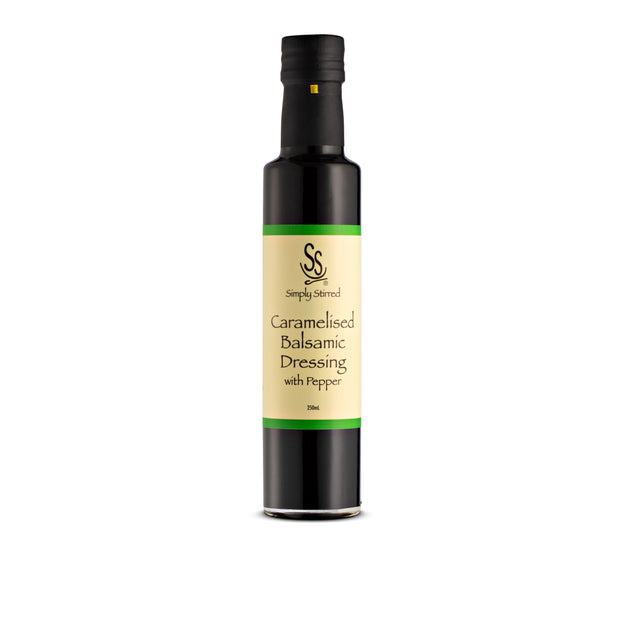 Simply Stirred -Caramelised Balsamic Dressing with Pepper 250ml Bottle