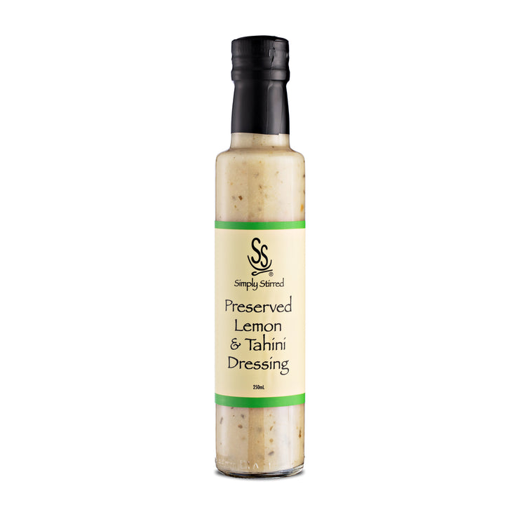 Simply Stirred - Preserved Lemon and Tahini Dressing 250ml Bottle