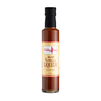 Vanilla and Brandy Liqueur Sauce 250ml Bottle - Vegan Friendly