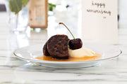 Chocolate and Orange Christmas Pudding 800g - Log in cloth