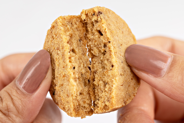 close up of yummy cookie