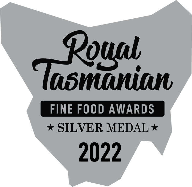 Silver medal from Tasmanian Food Awards 2022